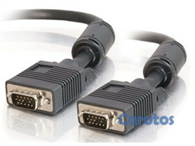 computadoras y laptops -  CABLE VGA, 25 PIES, NEGRO