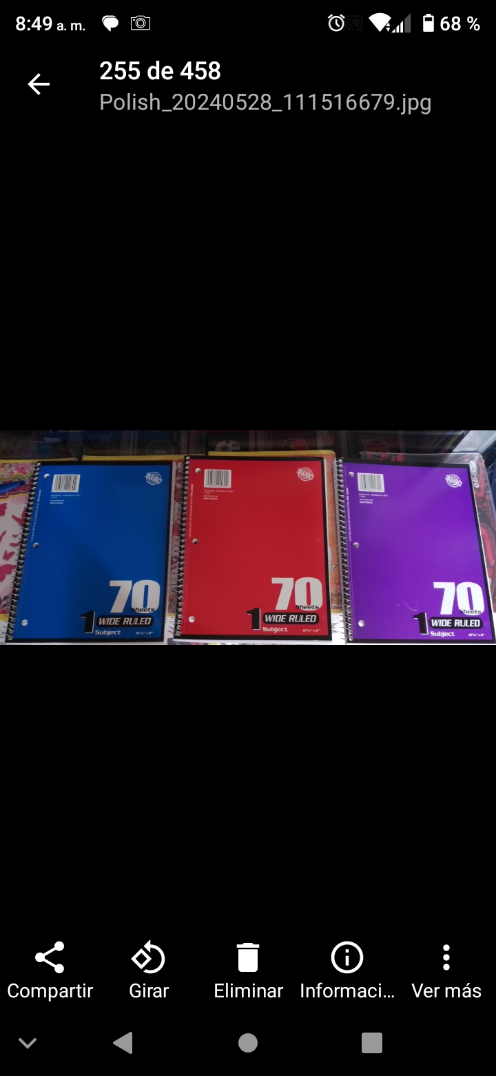 libros y revistas - CUADERNOS EN ESPIRAL, DE DIBUJOS Y CUADRICULADOS  2