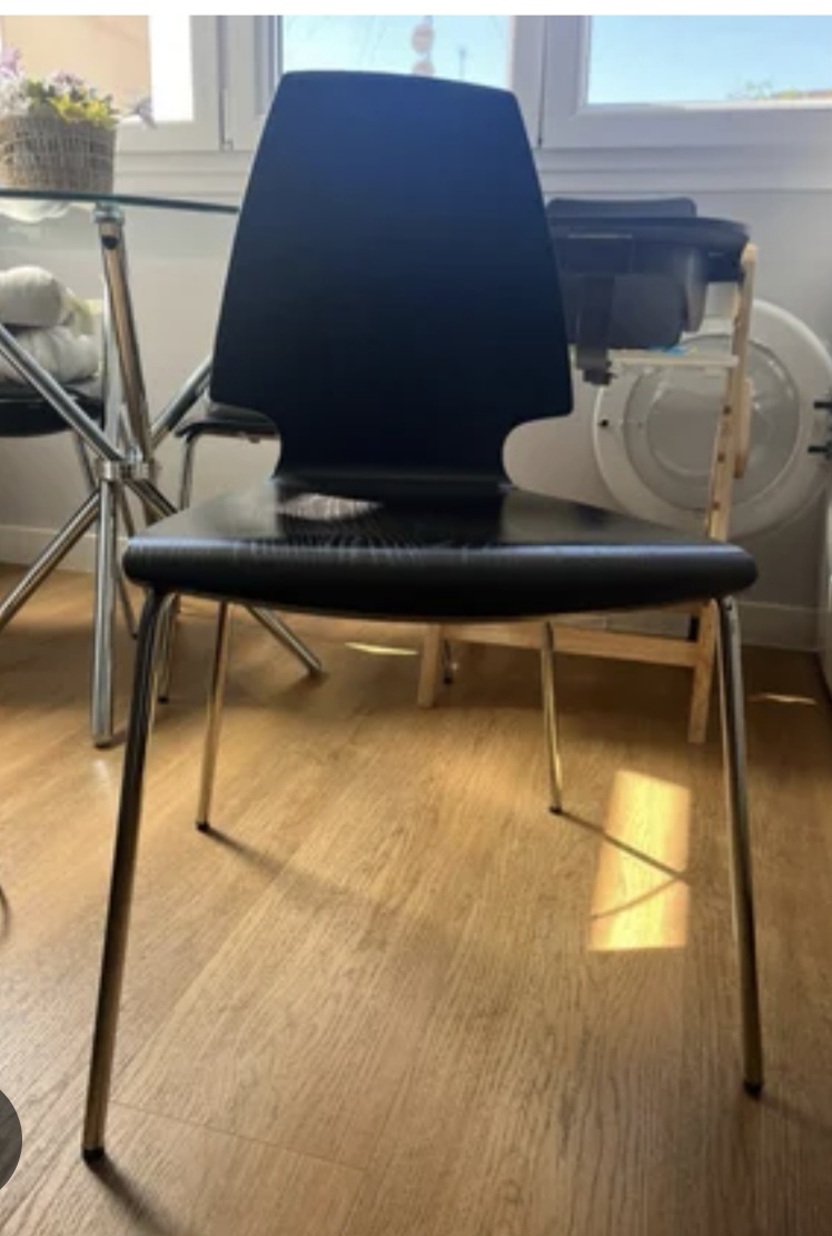 decoración y accesorios - Comedor de ikea  cristal  4 sillas $13500 4
