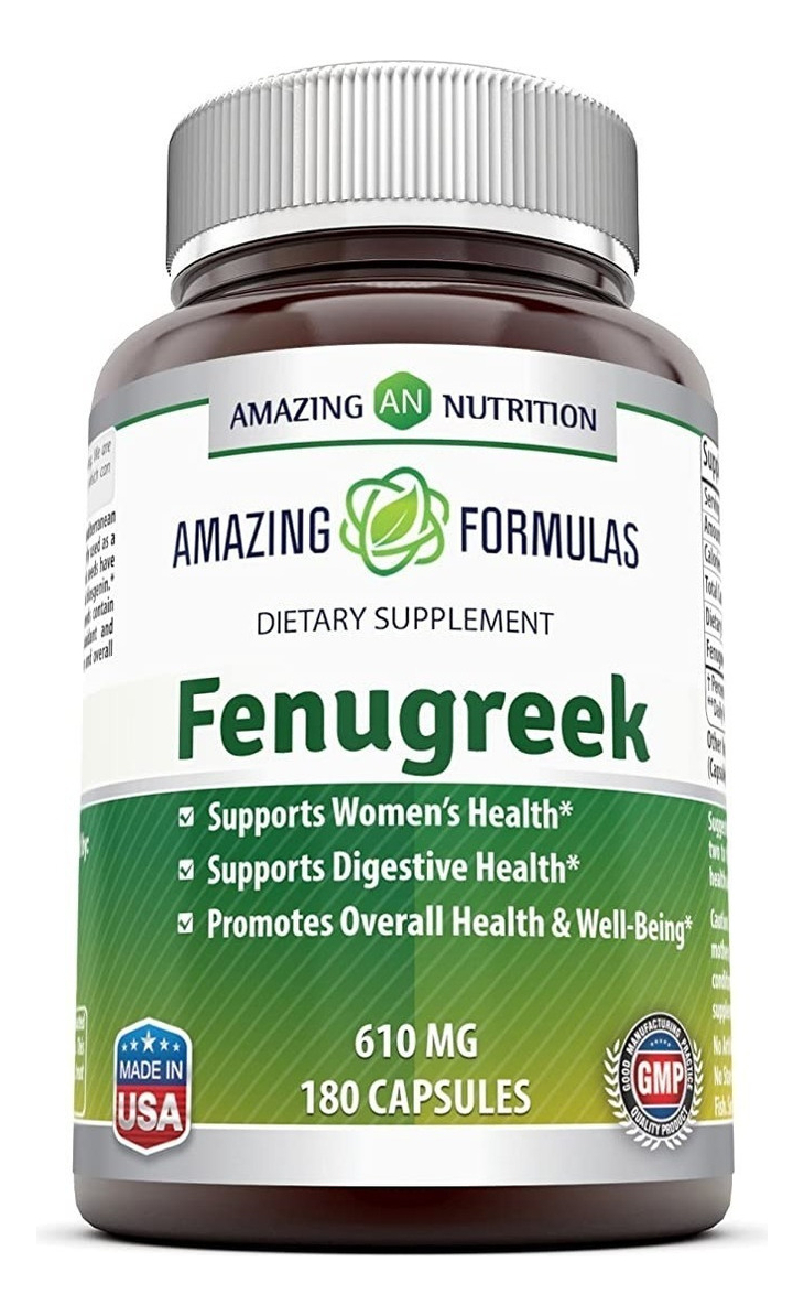Salud y Equipamiento Médico - Fenogreco 610mg 180capsulas - Unidad 0
