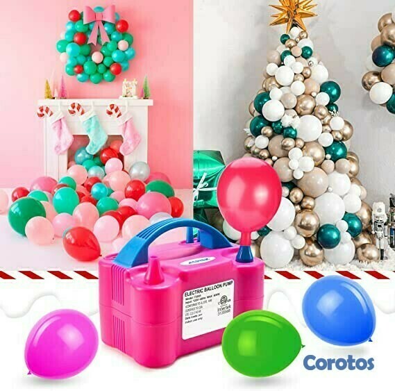 accesorios - Bomba de aire para inflar globos vejigas 6