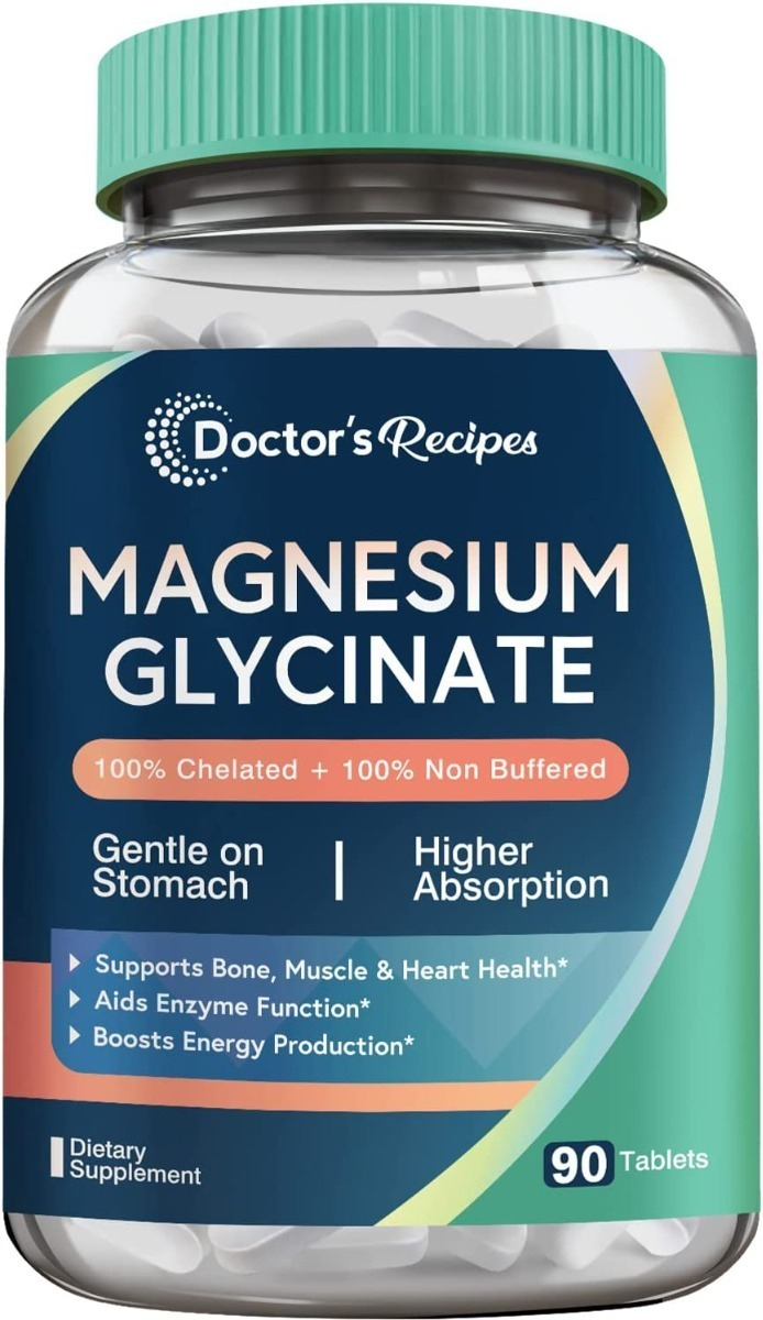 Salud y Equipamiento Médico - Glicinato Magnesio 300mg 90 tabletas 0