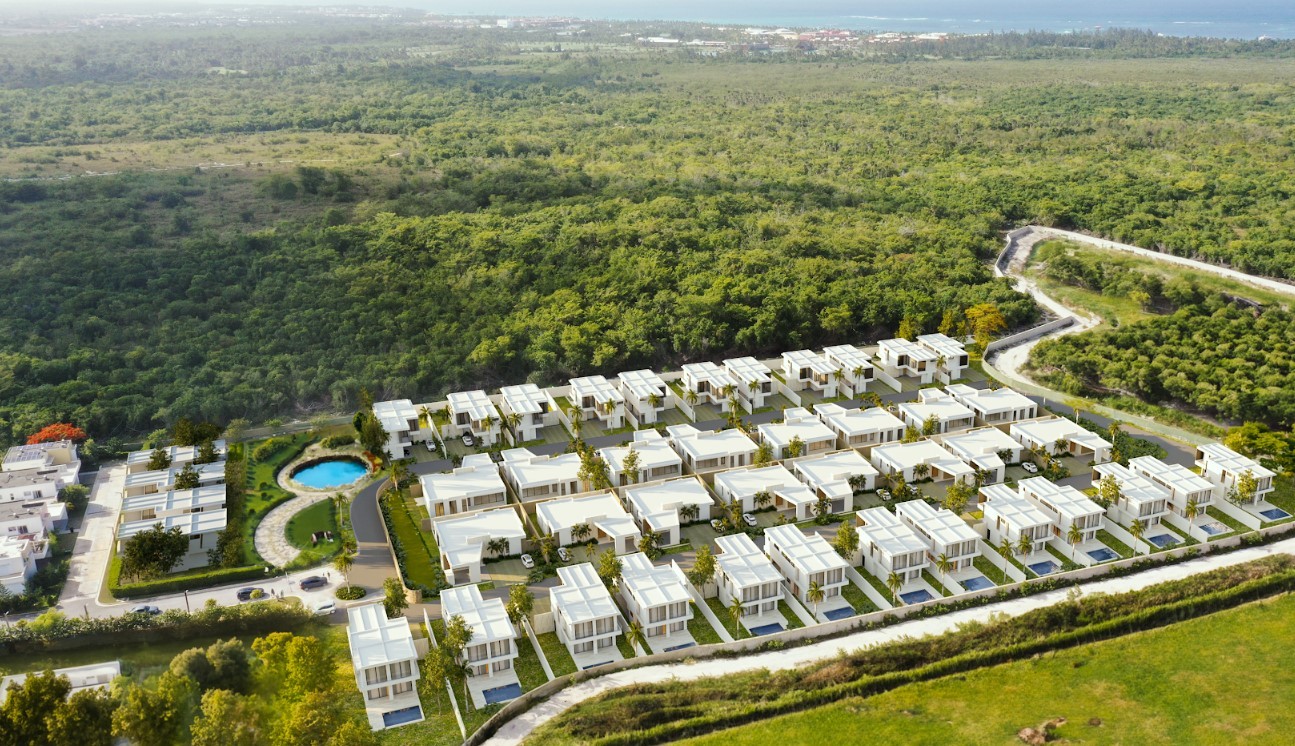 casas vacacionales y villas - Villa de 3 habitaciones en Bávaro, Punta Cana 2