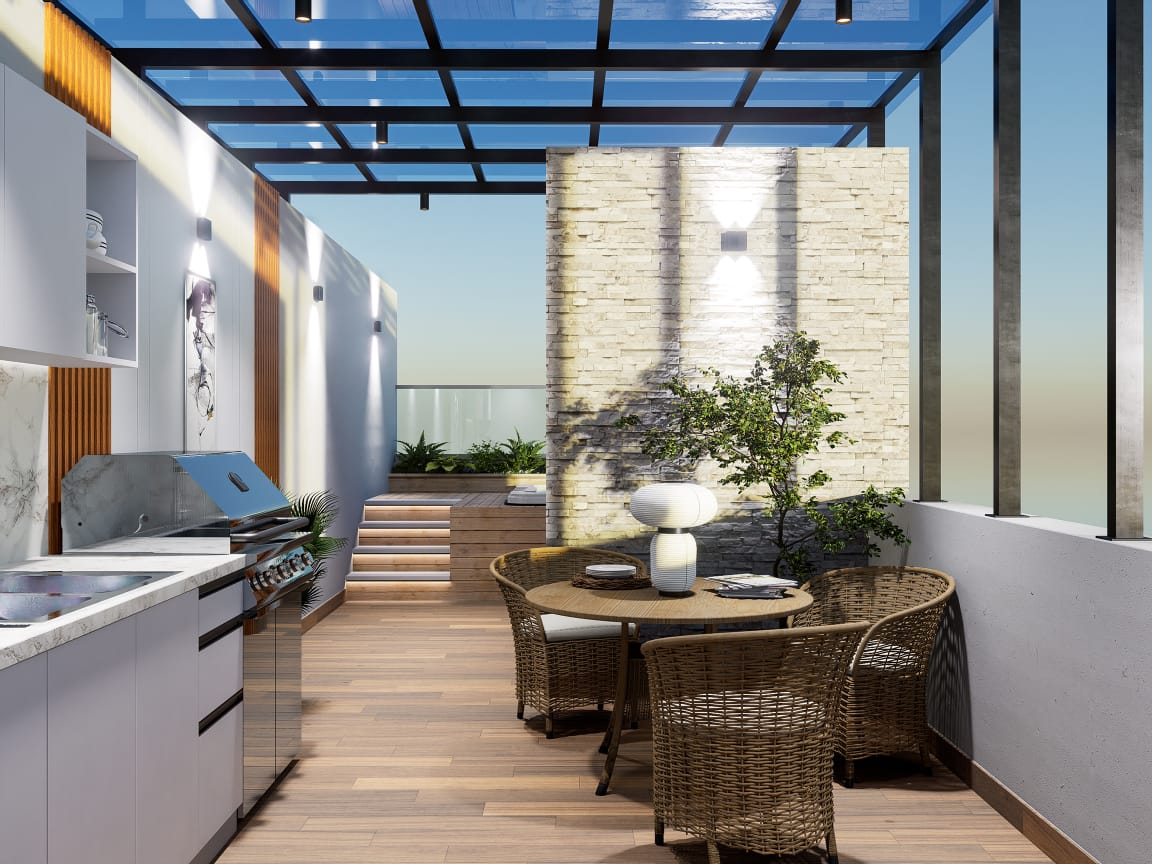 apartamentos - APARTAMENTOS EN VENTA EN MONTE VERDE, SANTIAGO. 7