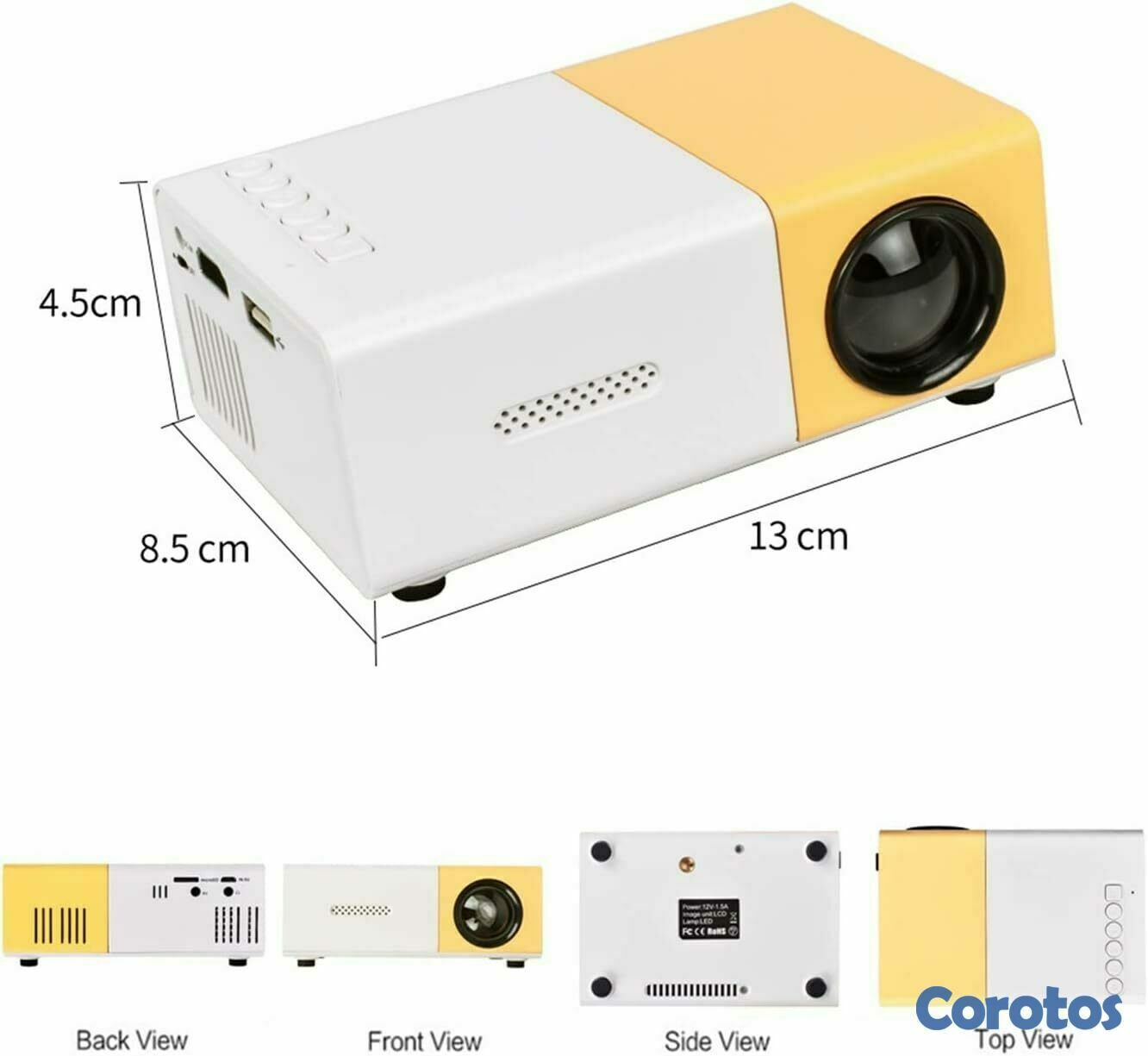 otros electronicos - Mini proyector led con salida HDMI  1