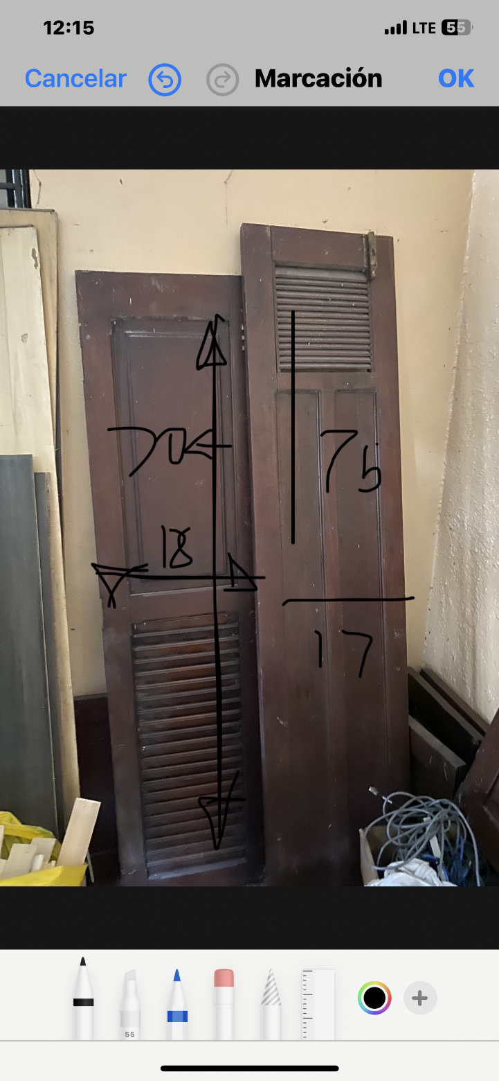 decoración y accesorios - puertas en caoba para closets varias  0