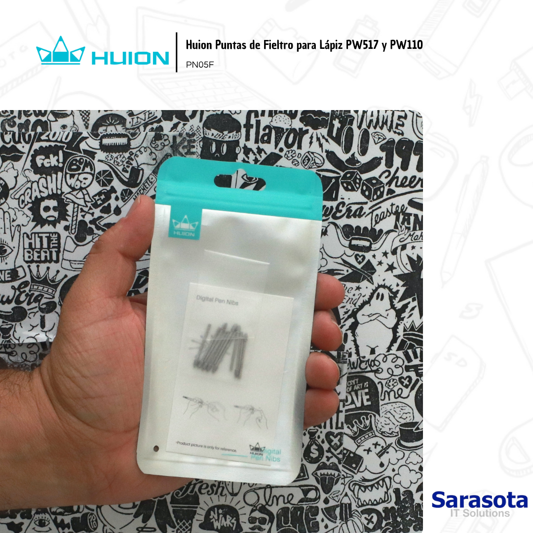 accesorios para electronica - Huion Puntas de Fieltro para Lápiz PW517 y PW110 0