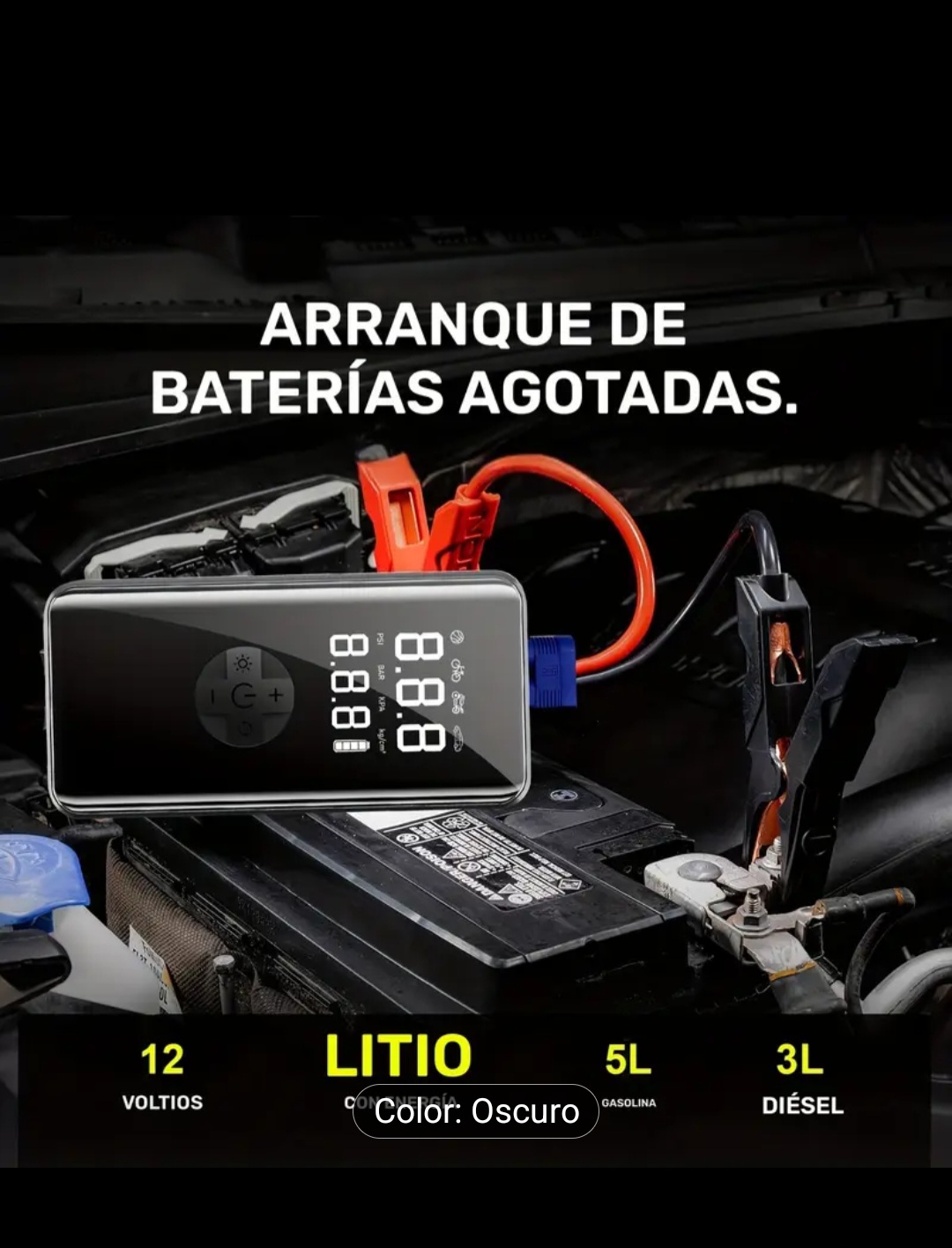 accesorios para vehiculos - Jumper e inflador de neumaticos 1