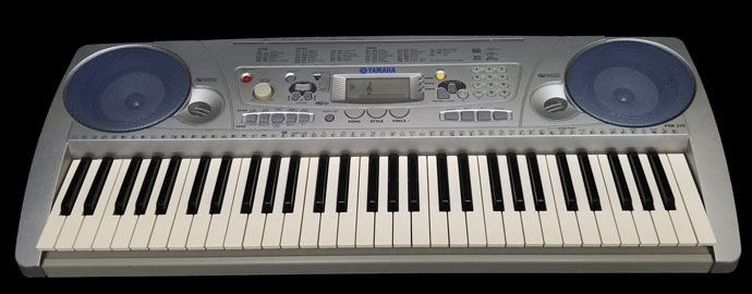 instrumentos musicales - PIANO YAMAHA PSR 275 5 OCTAVAS SENSIBLE. 2