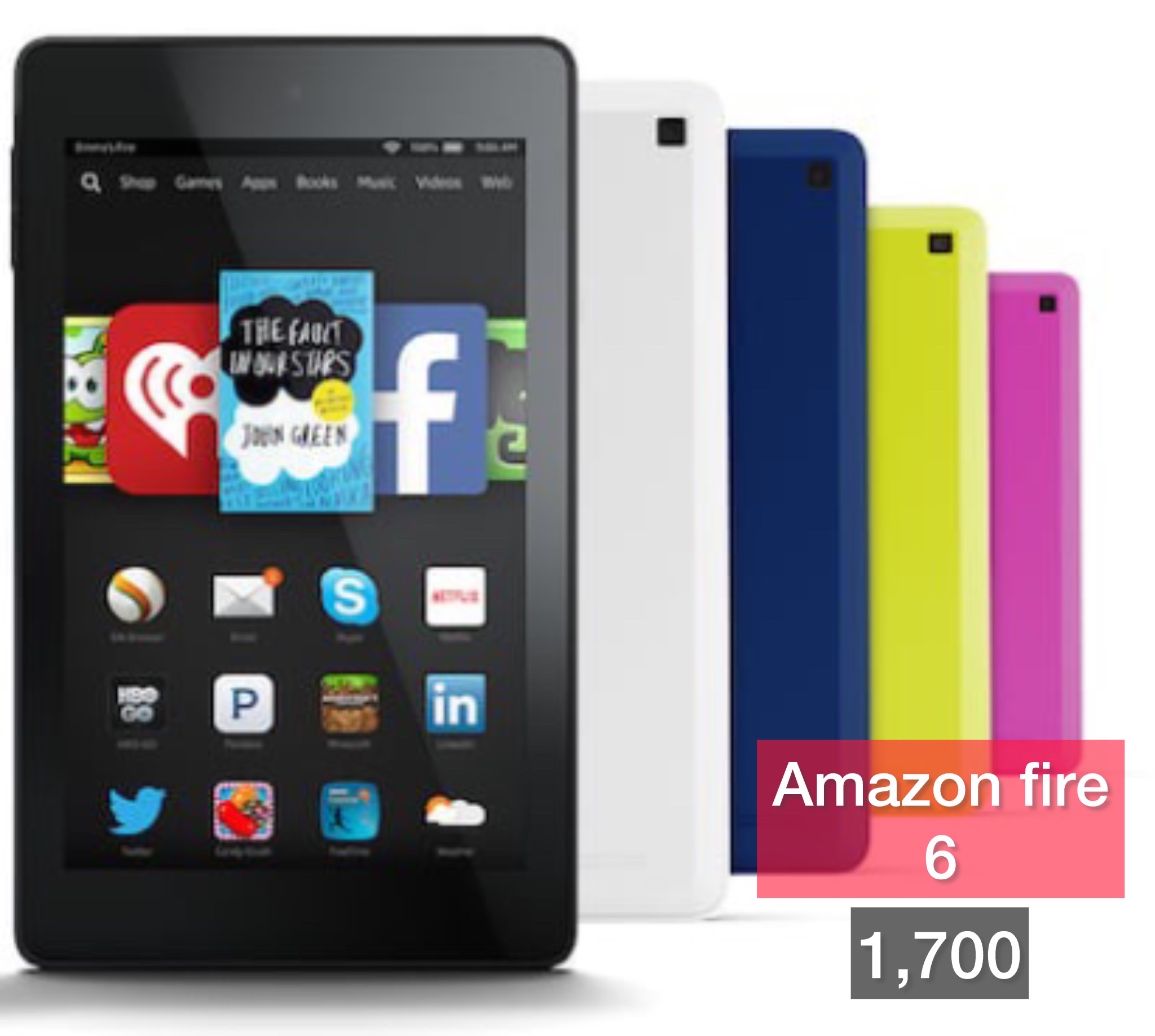 celulares y tabletas - tablet Amazon fire 6 nueva viene con su cargador completo interesados escribir  0