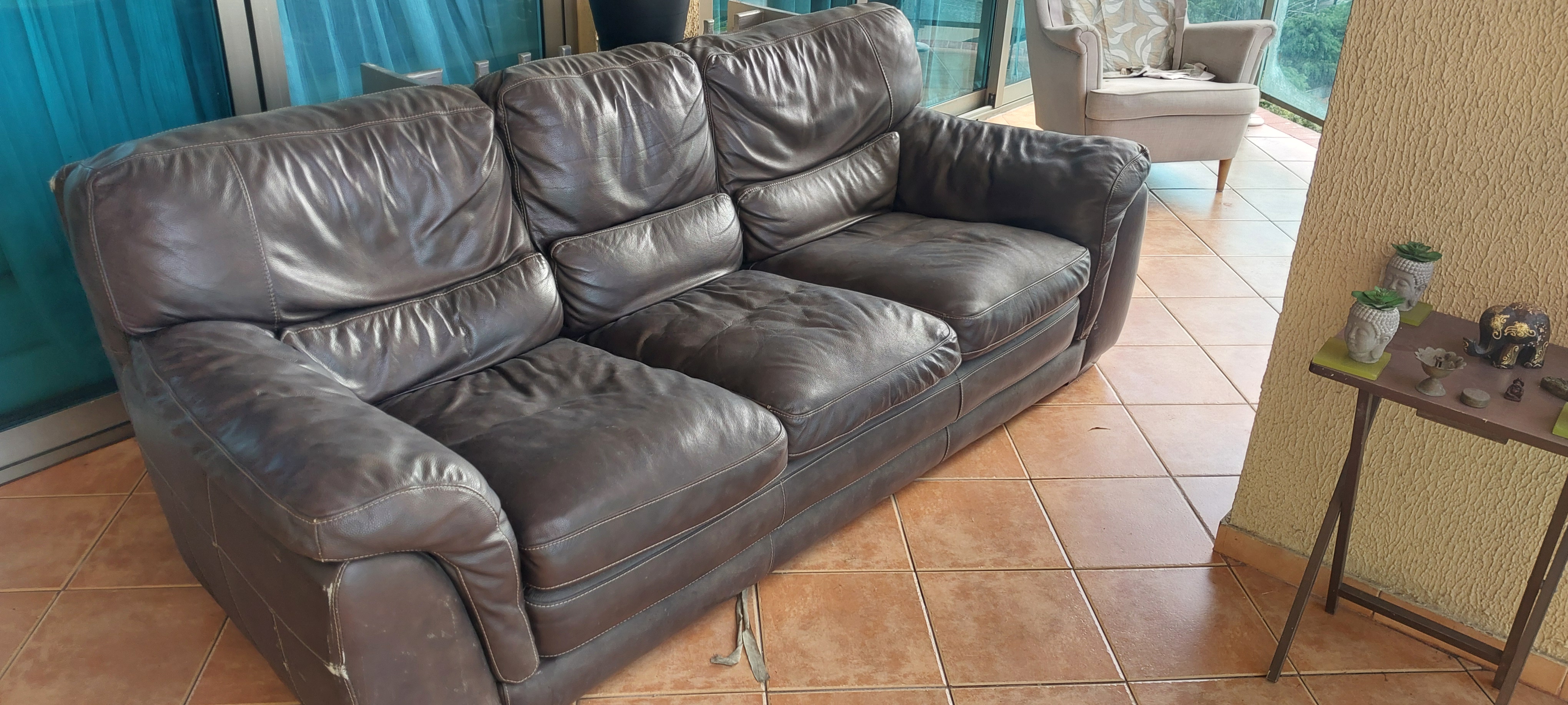 muebles y colchones - mueble usado en piel real
19,000 pesos 4