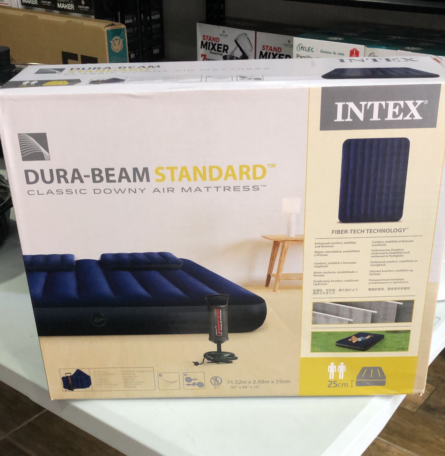 muebles y colchones - Colchón de aire + almohadas en inflador 2