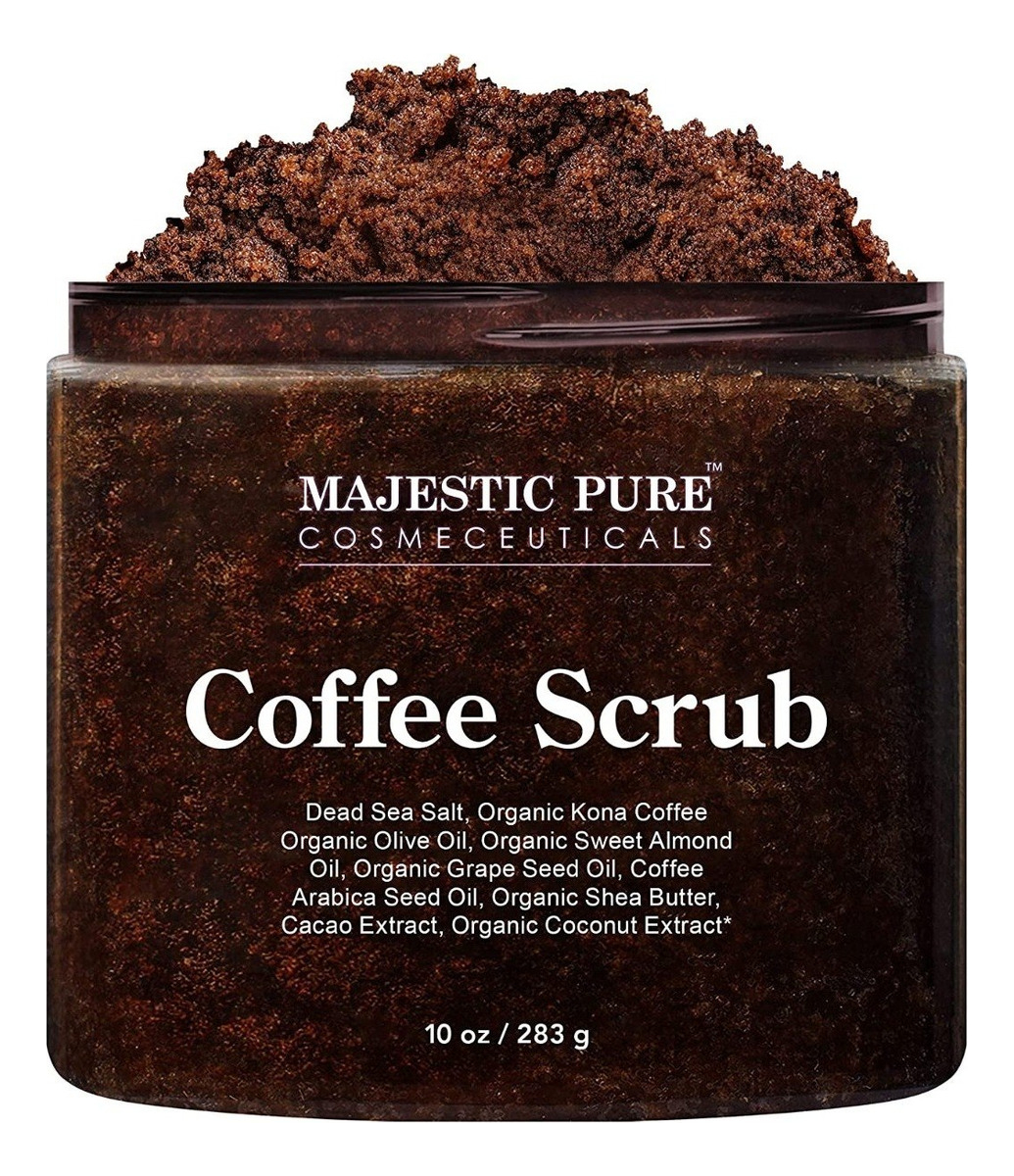 Salud y Equipamiento Médico - Majestic Pure Arabica Coffee Scrub - Exfoliante Corporal Total 0