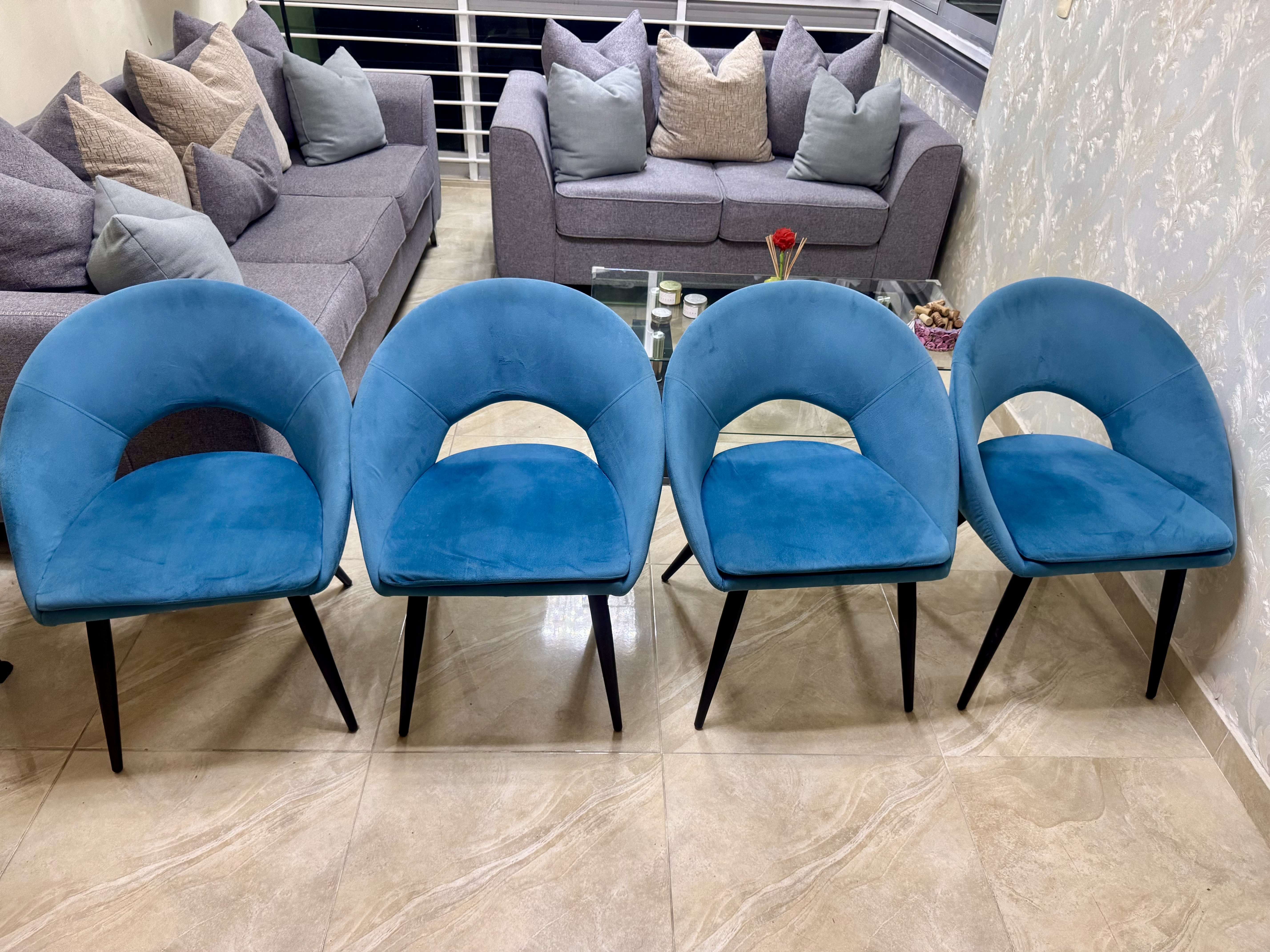 muebles y colchones - juego de comedor  2