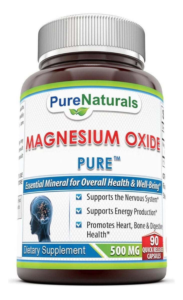 Salud y Equipamiento Médico - Magnesium Oxide 500mg Pure Natu 0