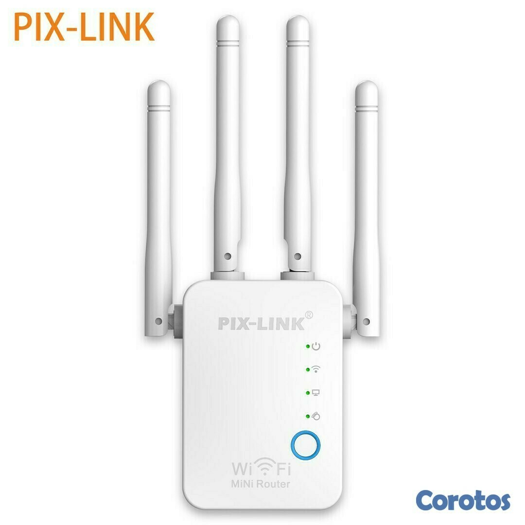 accesorios para electronica - Repetidor wifi Pix-Link WR16 de 300mbps con 4 antenas mayor alcanse de señal  1