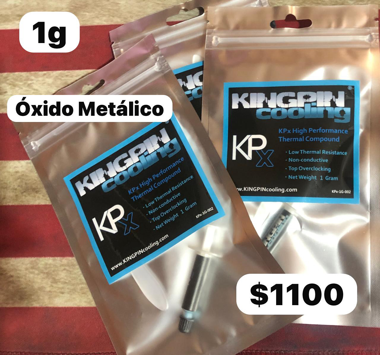 computadoras y laptops - Pasta térmica de oxido metálico KPX, alto rendimiento y disipación térmica 0