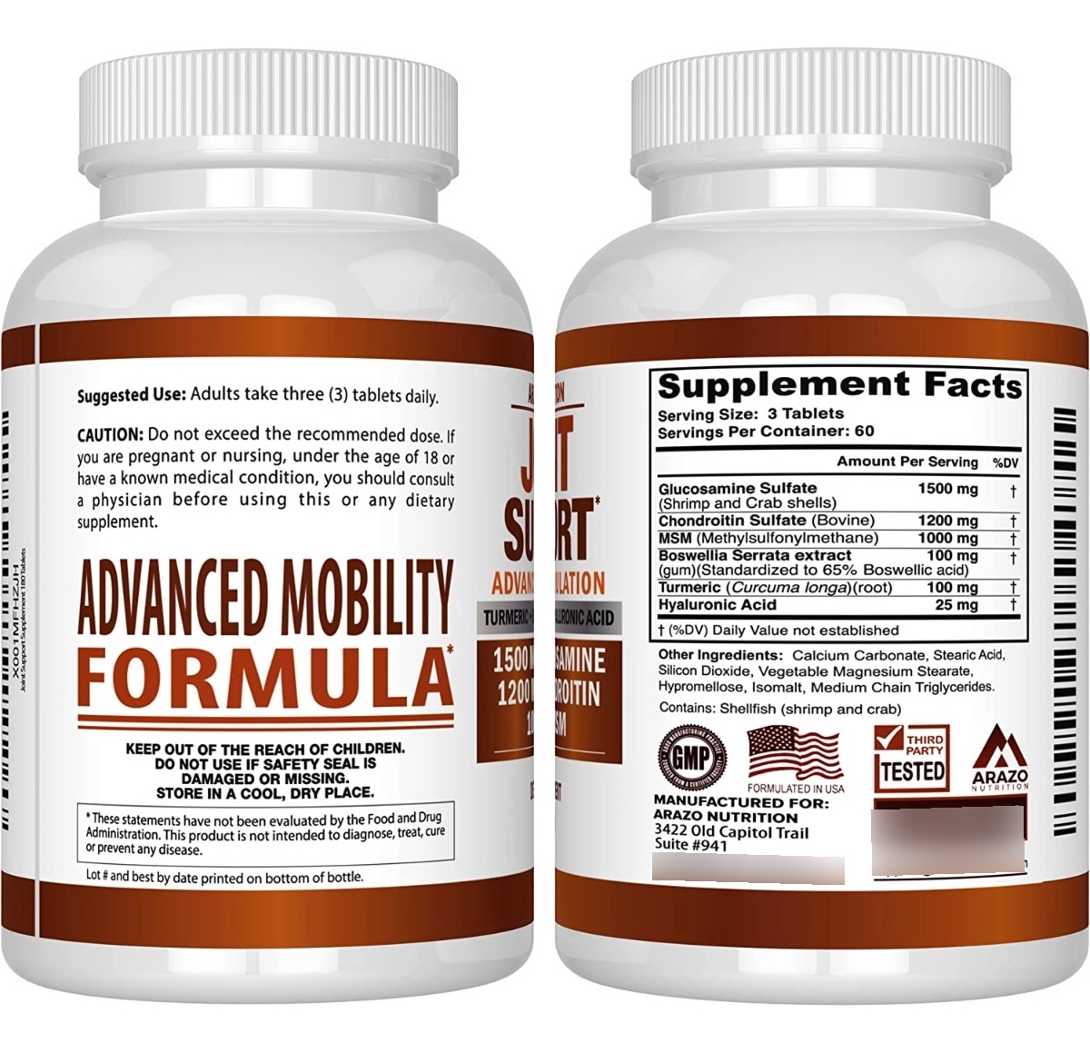 Salud y Equipamiento Médico - Glucosamina Condroitina Msm 3