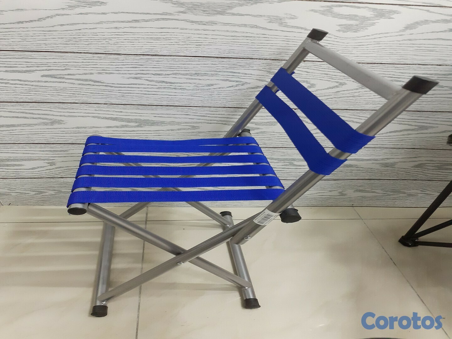 camaras y audio - Silla playera de metal plegable
 6