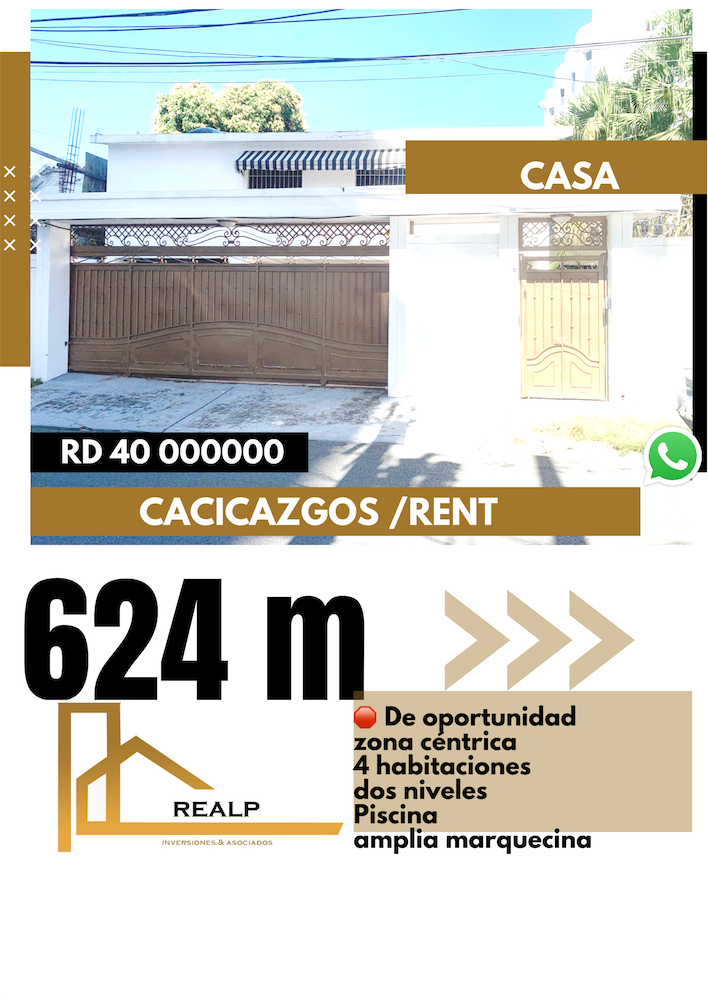 casas - Casa amplia en cacicazgos