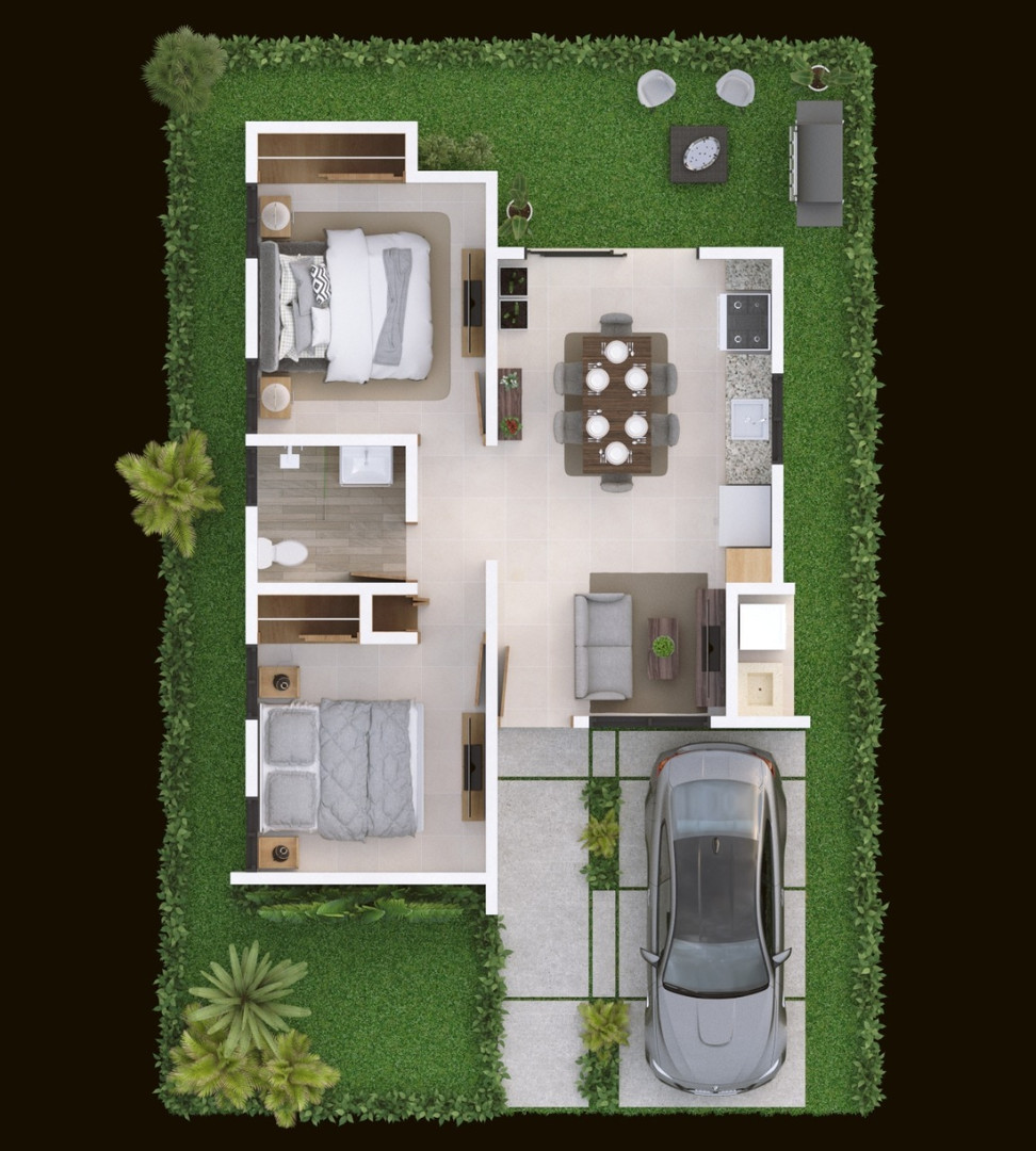 casas vacacionales y villas - Villa en Punta Cana de Oportunidad  5