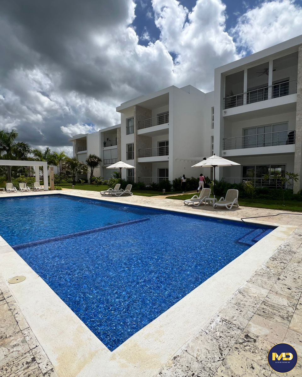 casas vacacionales y villas - Se Vende Hermoso apartamento con Piscina ubicado en Playa Nueva Romana  7