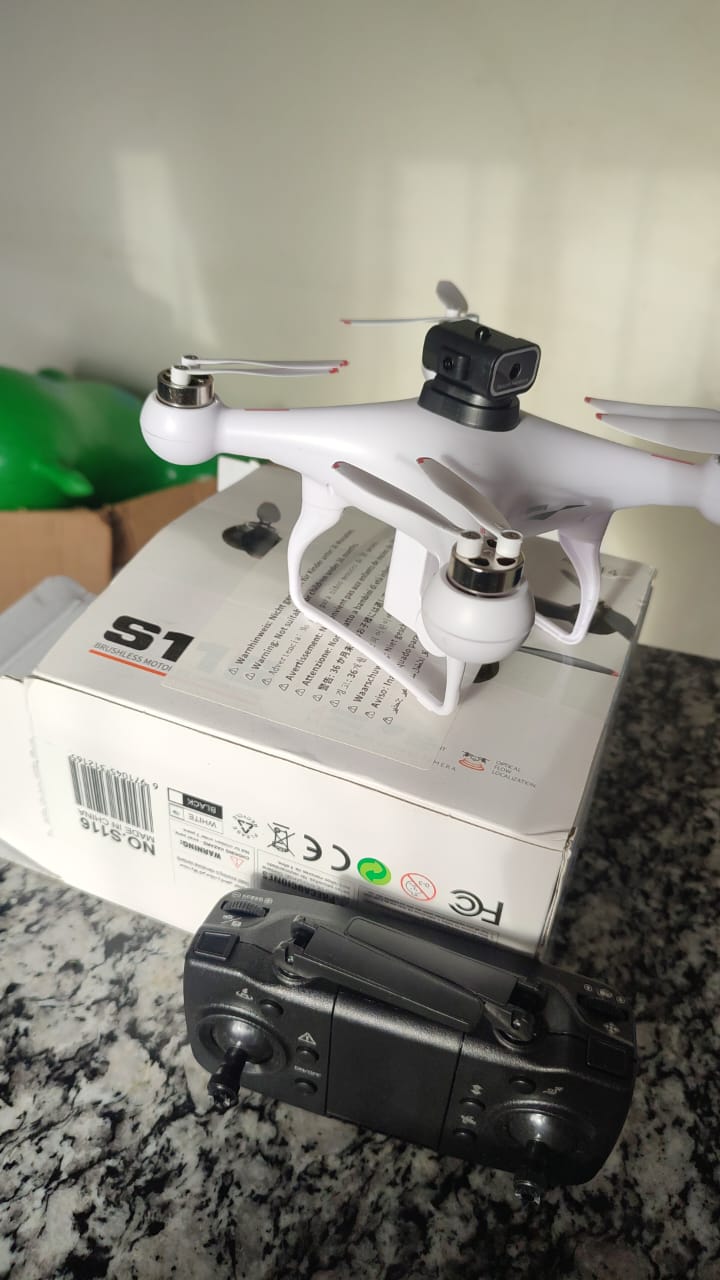 otros electronicos - S116 MAX SIN ESCOBILLAS  con control remoto de flujo optico camara dual 1batería 1