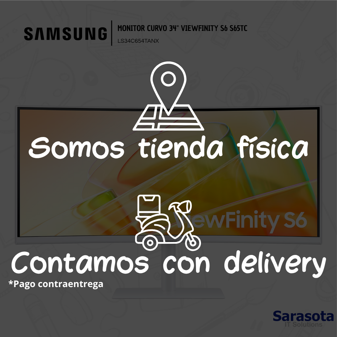 computadoras y laptops - Monitor curvo 34 viewfinity S6 S65TC 4