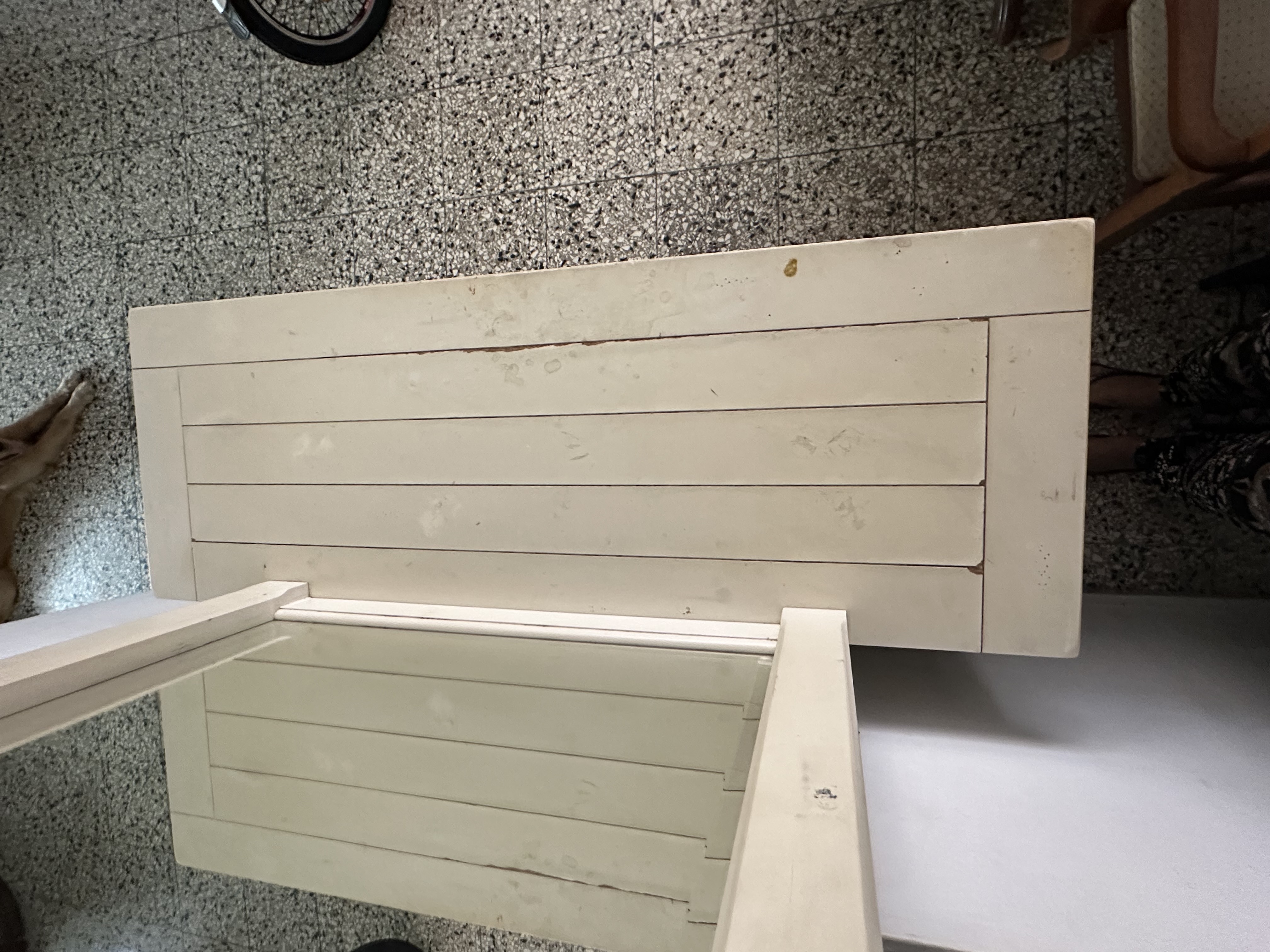 muebles y colchones -  Gavetero juvenil blanco importado 3