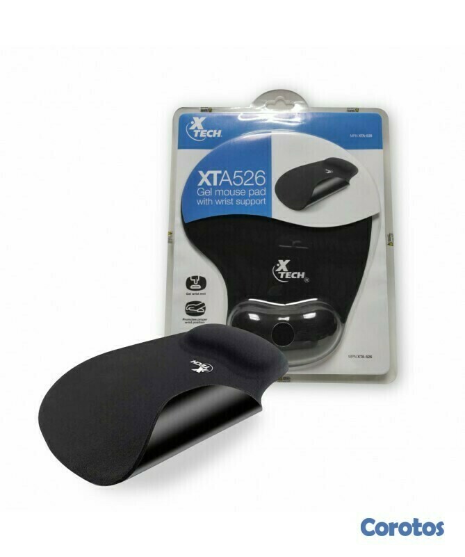 accesorios para electronica - Mouse Pad Gel XTech XTA-526 Antideslizante 1