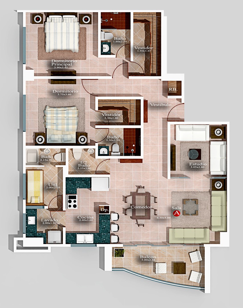 apartamentos - Venta de Apartamento, Naco 2