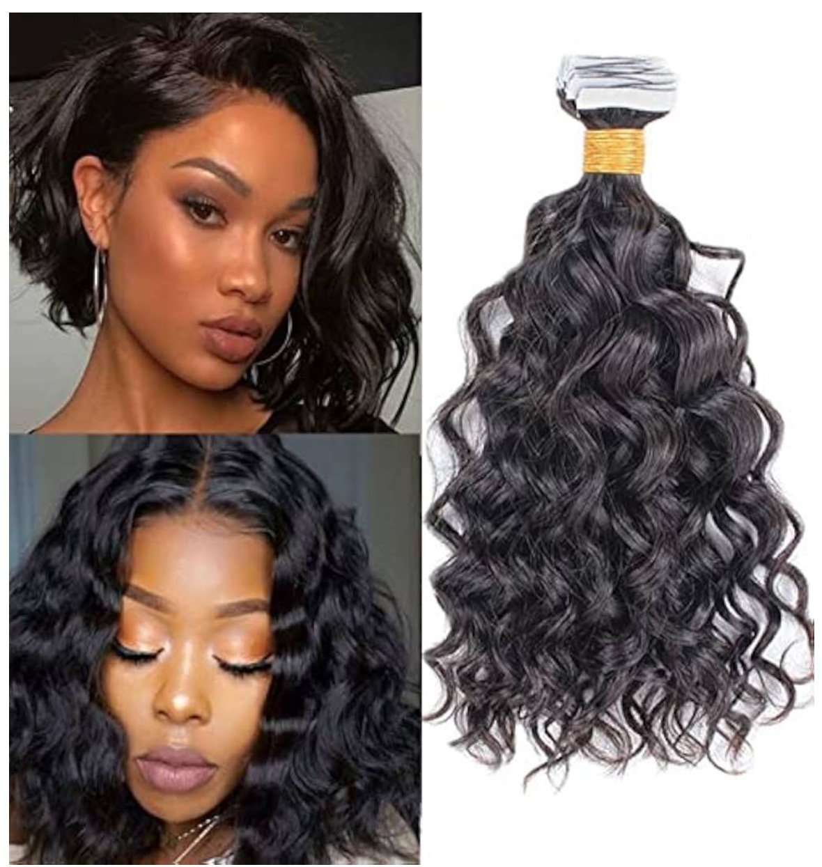 salud y belleza - extensiones tape cabello 100% humano  0