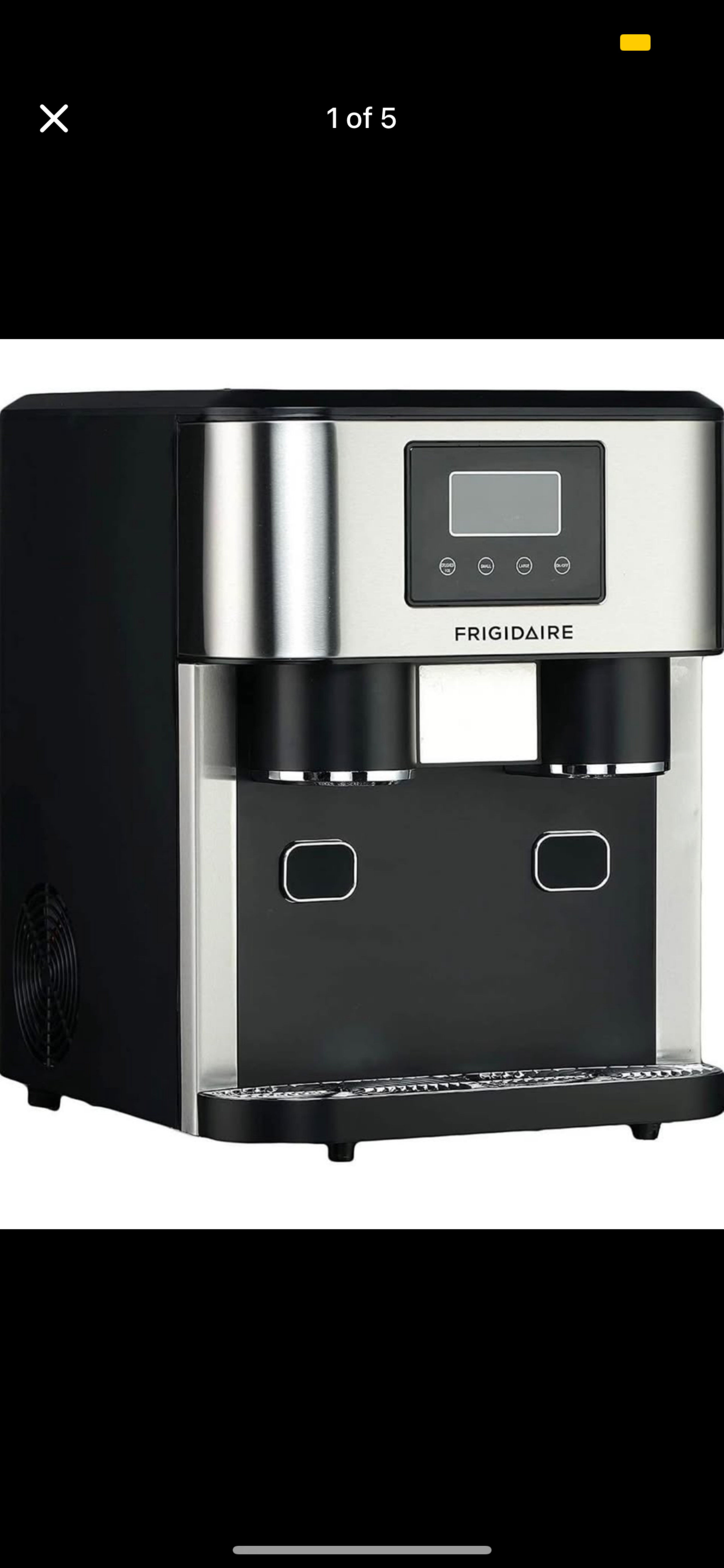 electrodomesticos - Frigidaire EFIC245-SS EFIC245 - Trituradora de hielo y máquina de cubos, 3 en 1