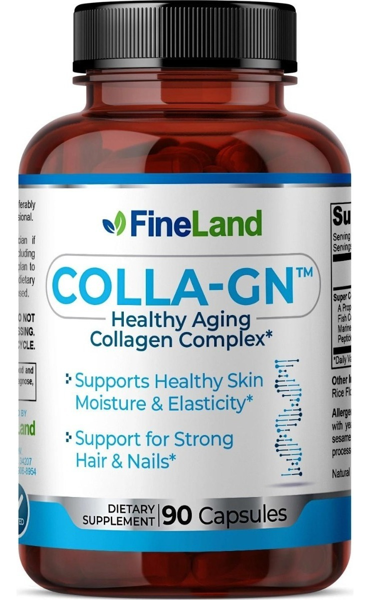 Salud y Equipamiento Médico - Colageno 1500 Mg 90cap Fineland - - Unidad A $3510 0