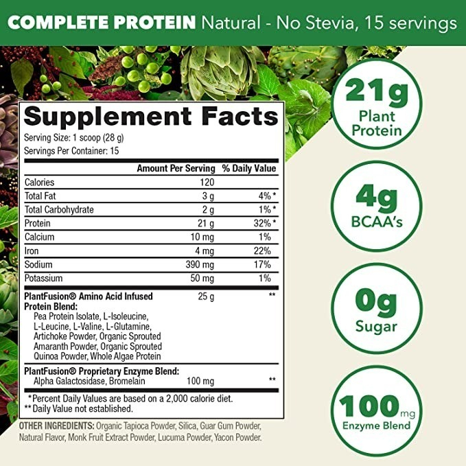 Salud y Equipamiento Médico - Proteina Vegana Natural 420g - G A $678 - G A $714 1