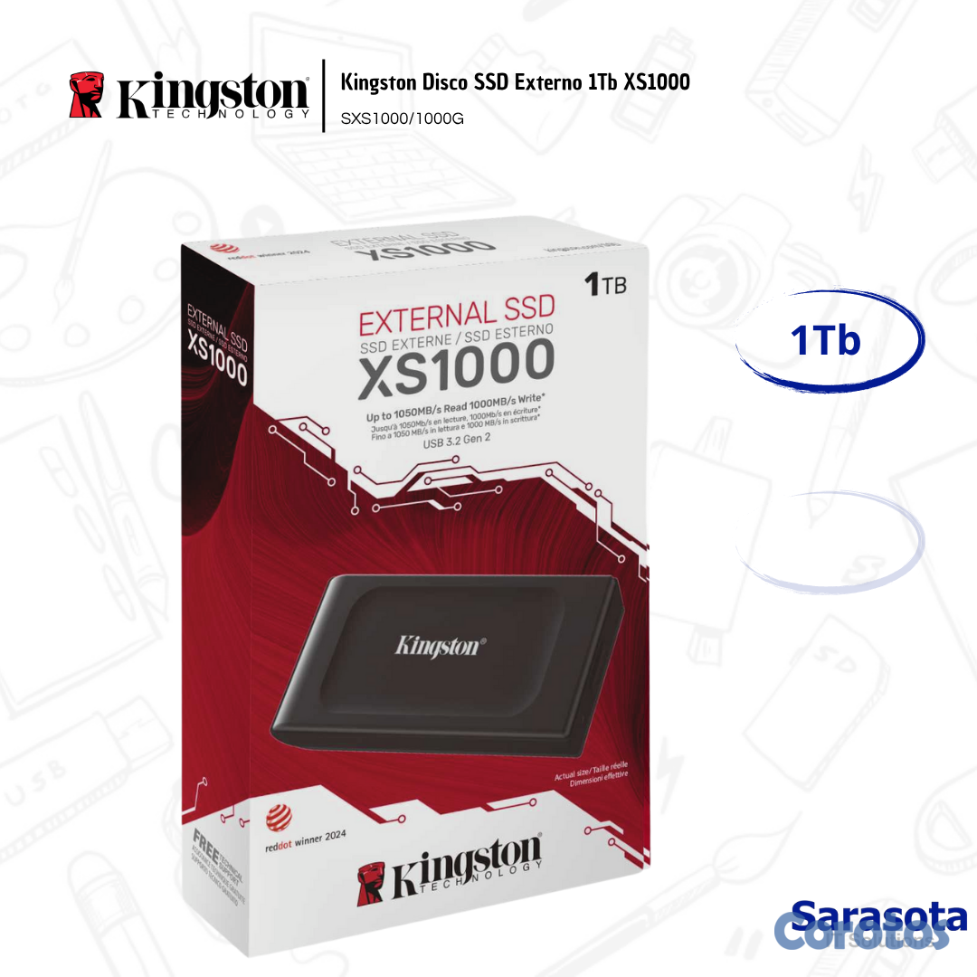 accesorios para electronica - Kingston Disco SSD Externo 1tb X51000  1