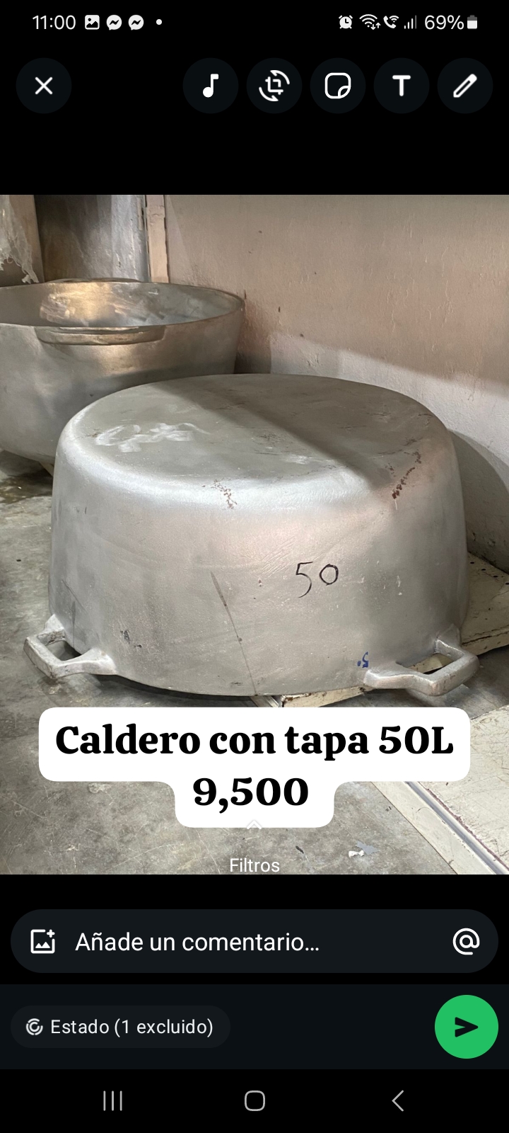 cocina - calderos con tapa diferentes tamaños  4