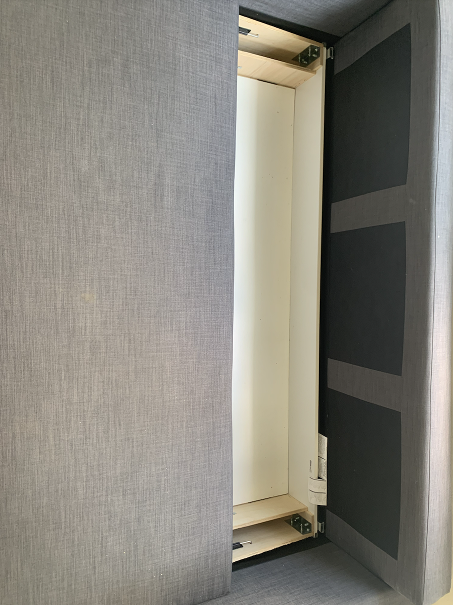muebles y colchones - Mueble sofa gris Ikea 3 plazas como nuevo 4