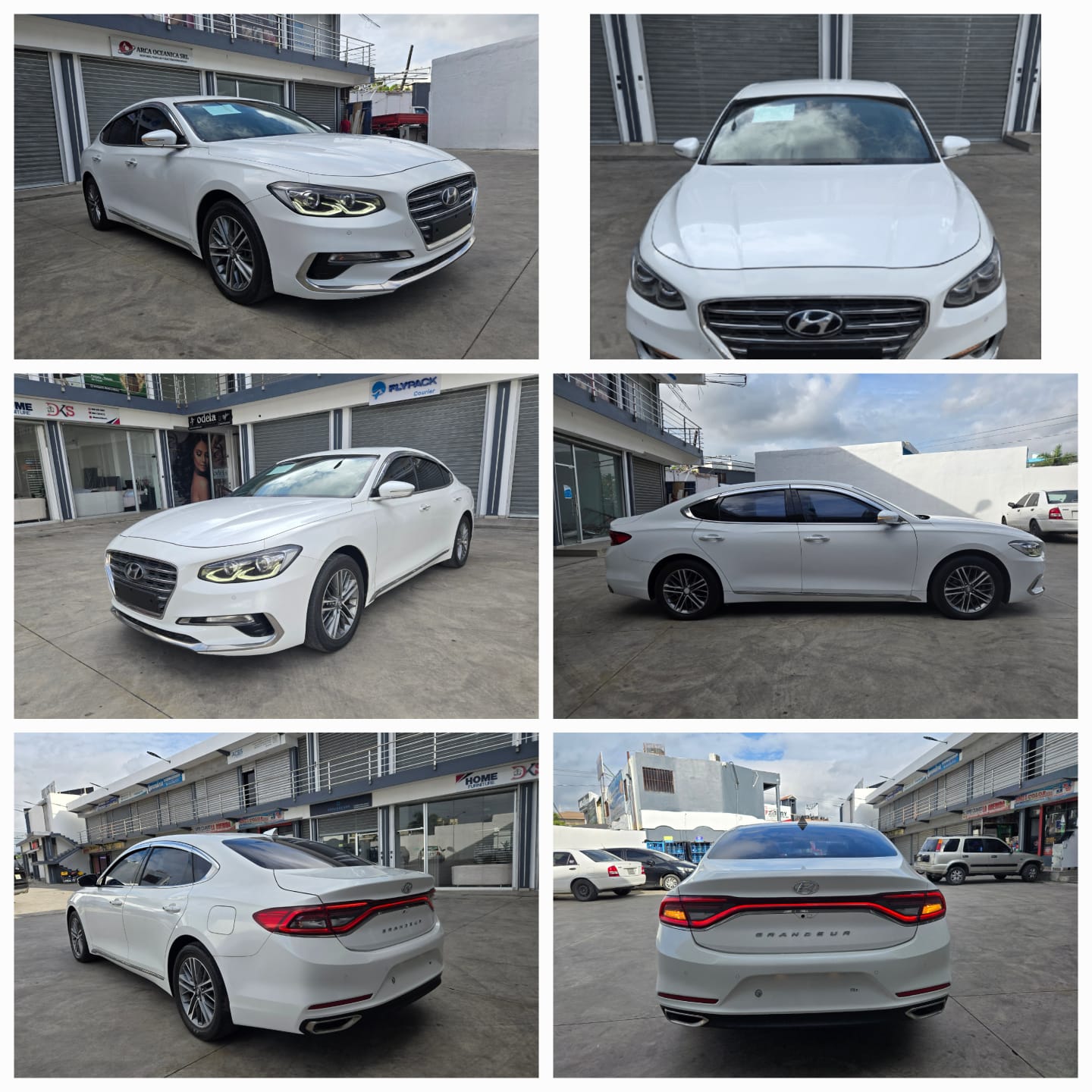 carros - HYUNDAI GRANDEUR 2018 BLANCO 9