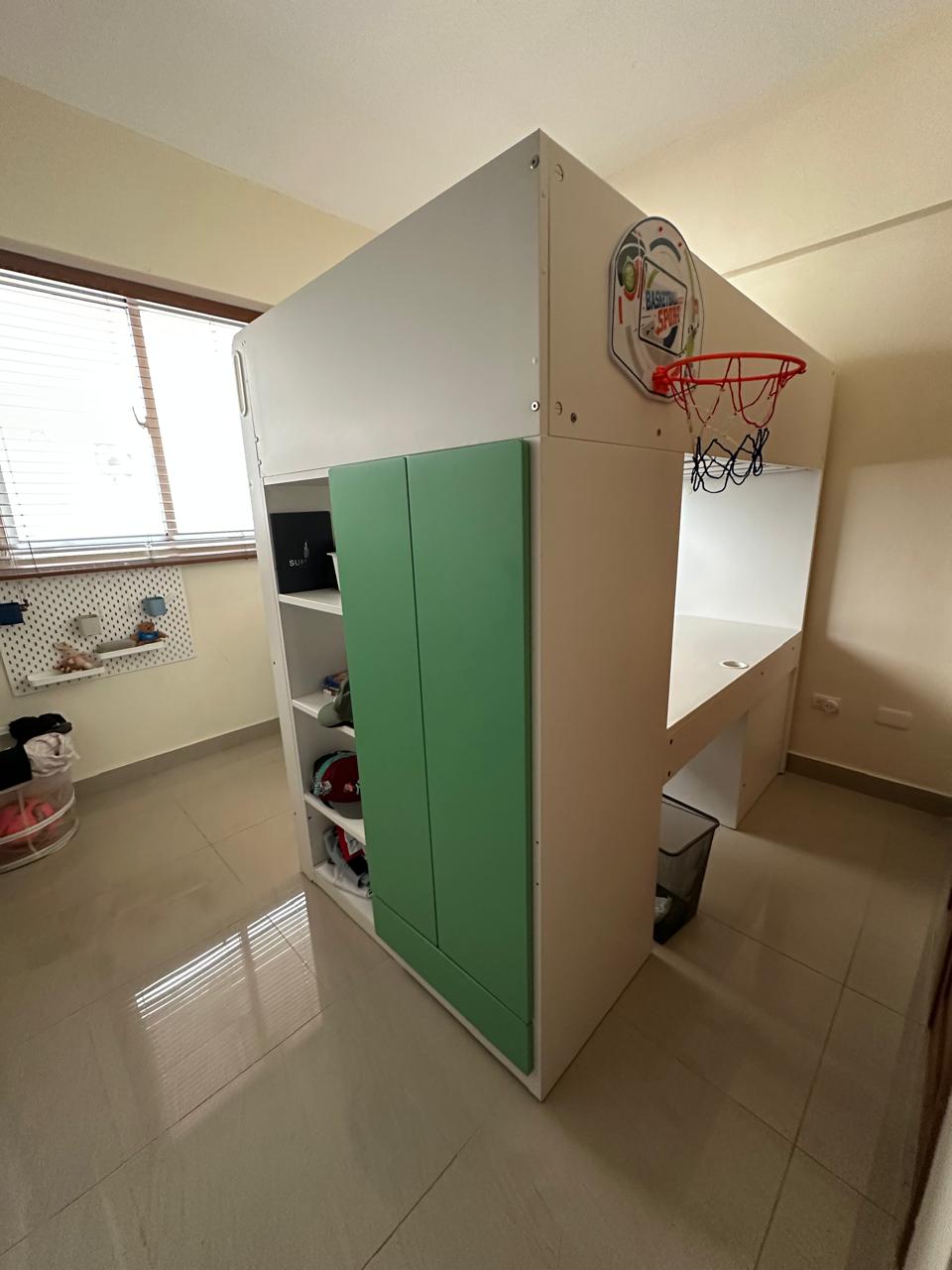 muebles y colchones - Cama con escritorio 1