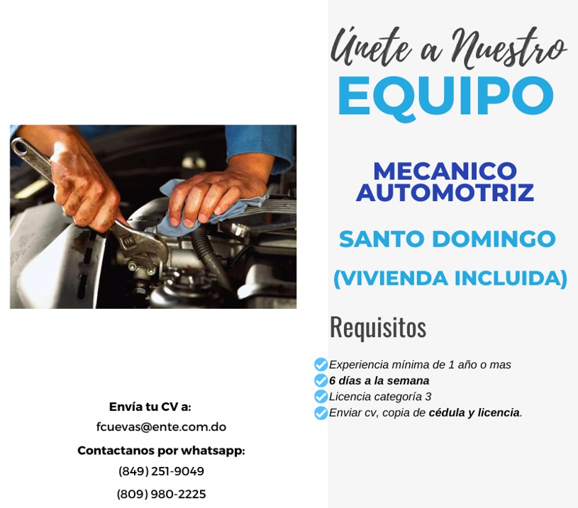 empleos disponibles - MECANICO AUTOMOTRIZ DE VEHICULO PESADO