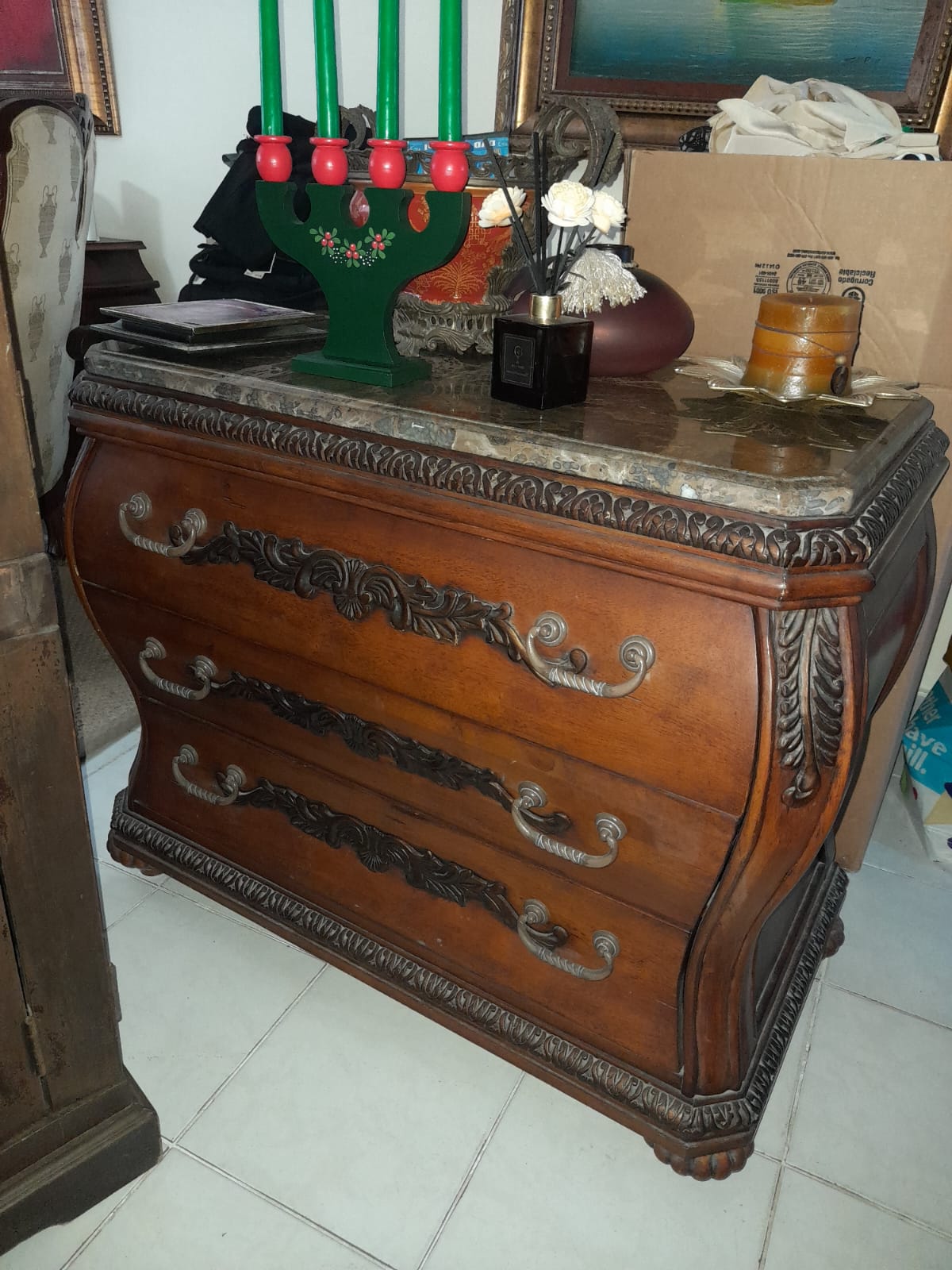 arte y antigüedades - Bombay Recibidor o Bufetera
