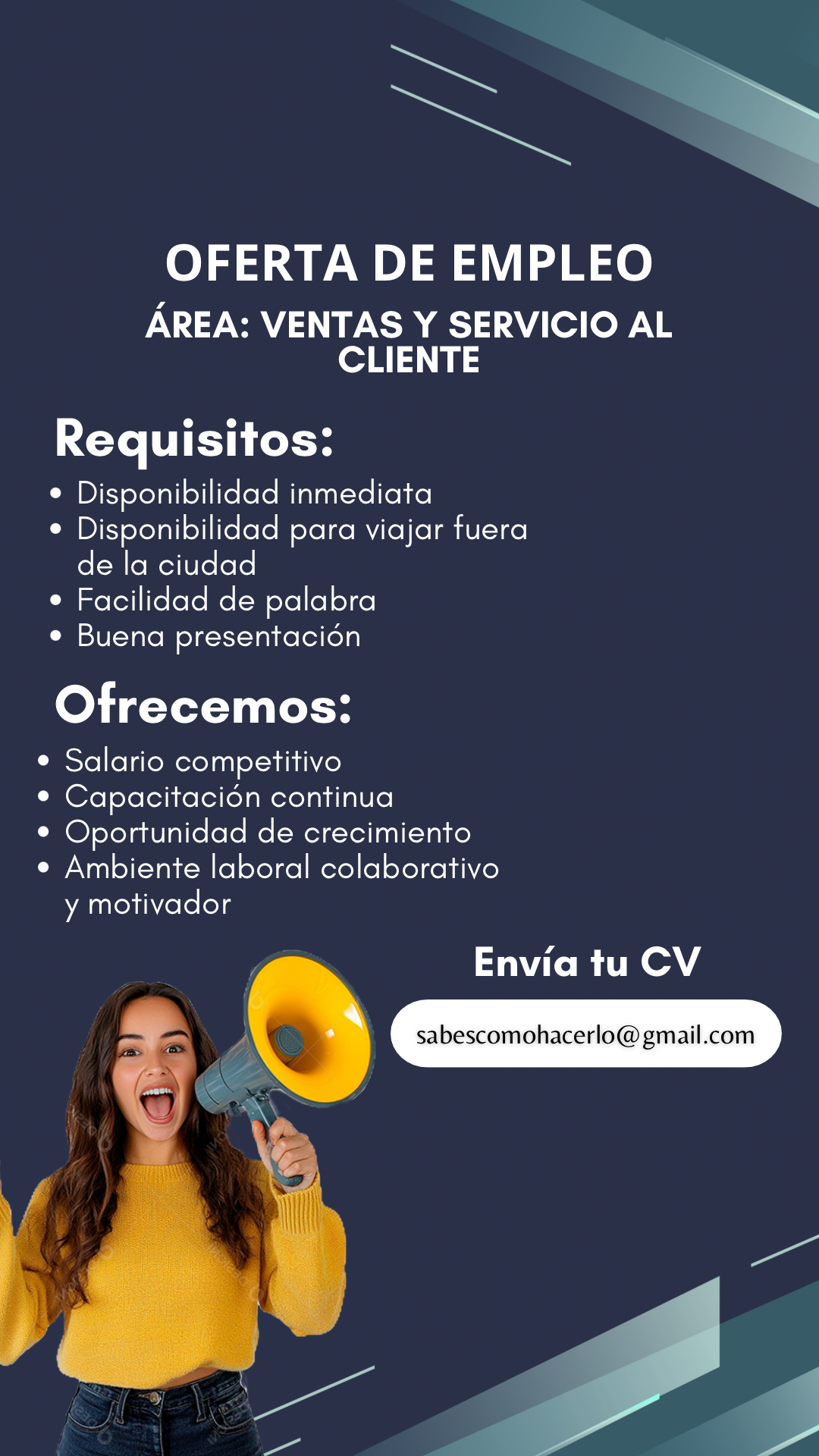 empleos disponibles - VENTAS Y SERVICIO AL CLIENTE 0