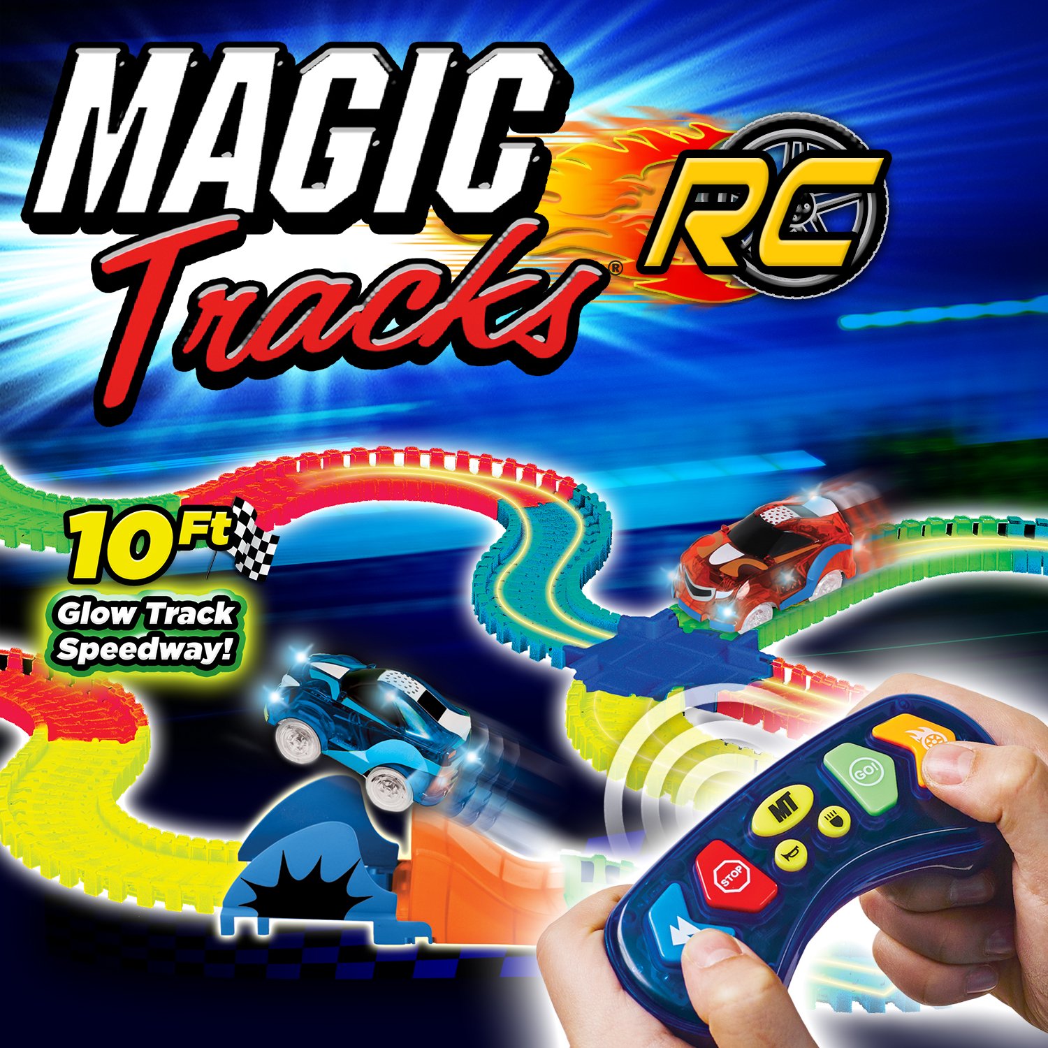 juguetes - PISTA FLEXIBLE CON CONTROL REMOTO  6