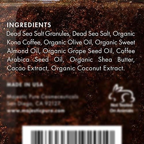 Salud y Equipamiento Médico - Majestic Pure Arabica Coffee Scrub - Exfoliante Corporal Total 2