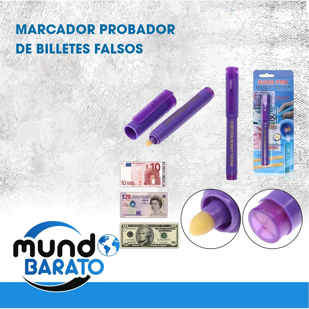 otros electronicos - Lapiz Lapicero Boligrafo Detector De Billetes Dinero Falsos Falso Europen 1