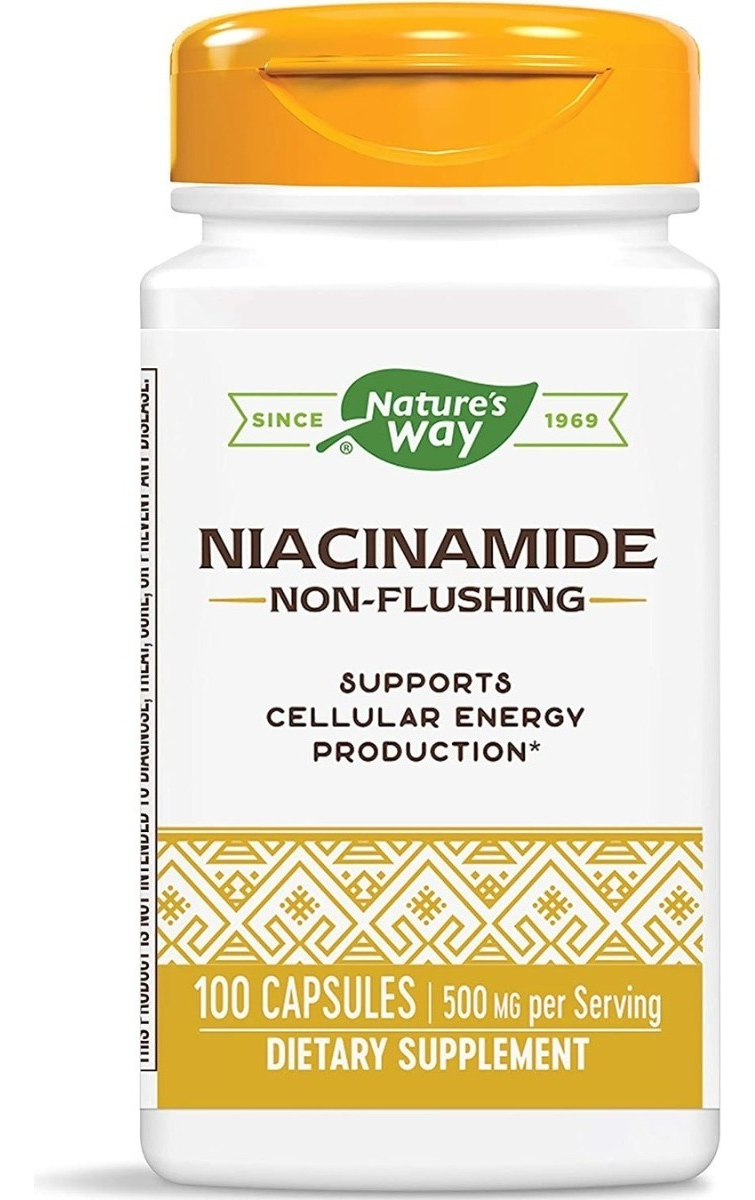Salud y Equipamiento Médico - Niacinamida 100cap  Natures Way 0