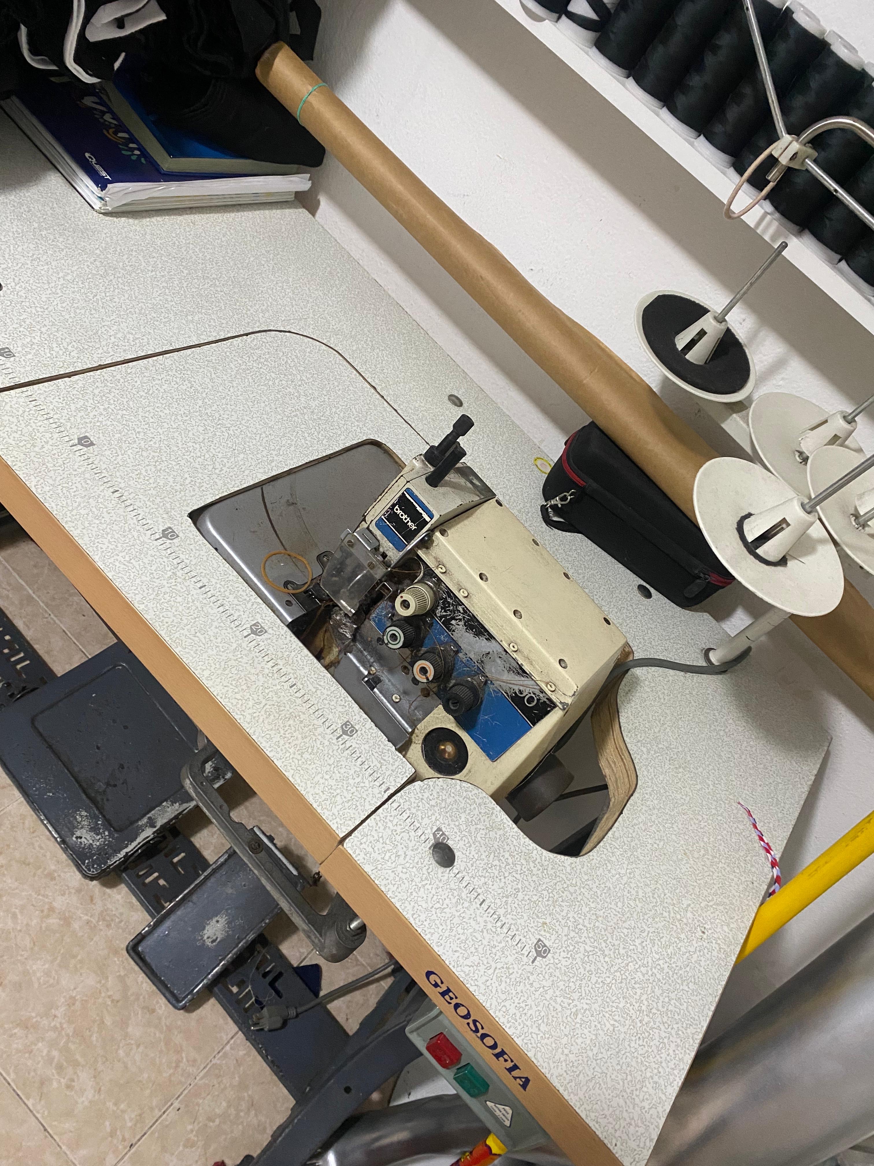 construccion e industrial - máquina de coser mero overlok industrial 4 hilos 0