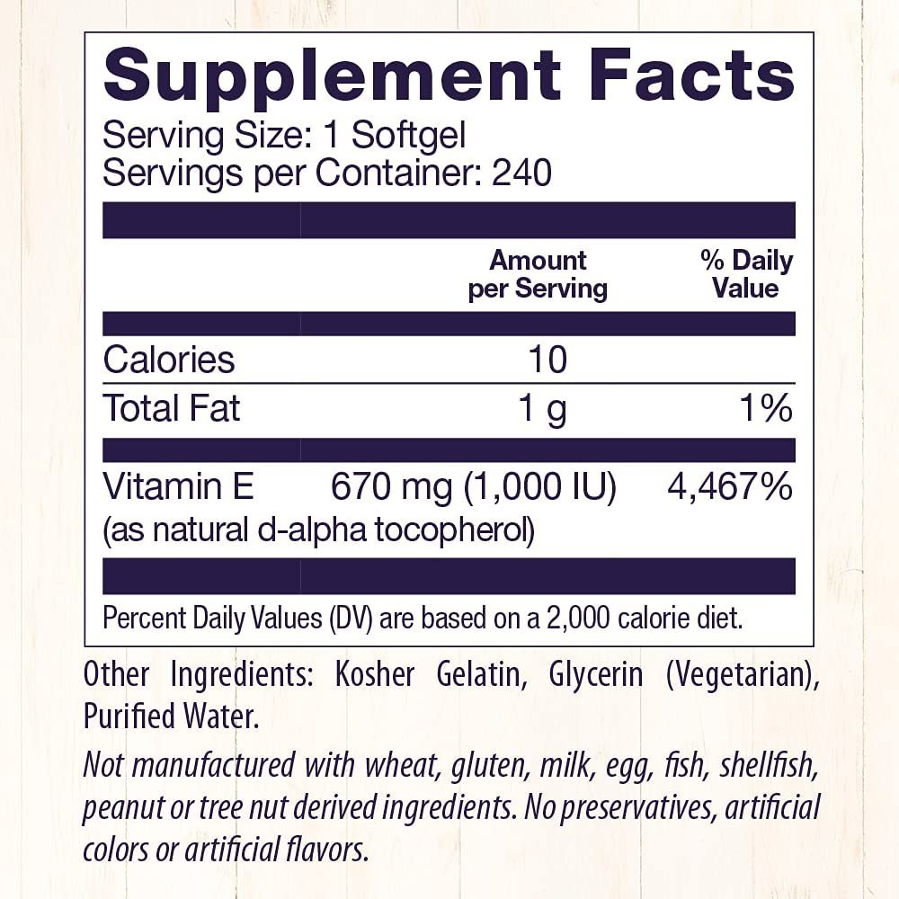 Salud y Equipamiento Médico - Vitamina E Healthy Origi 240cap - - Unidad A $2158 1