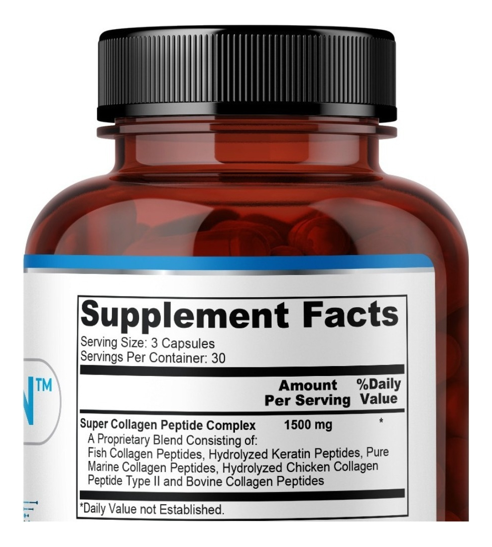 Salud y Equipamiento Médico - Colageno 1500 Mg 90cap Fineland - - Unidad A $3510 1